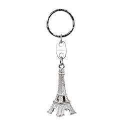 Oleanderhof Eiffelturm Schlüsselanhänger in Silber - Paris Andenken - Paris Reise - Frankreich Urlaub - Mini Eiffelturm von Oleanderhof