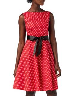 Oliceydress Damen GDQC009 abendkleider, Multicolour (Red White Dot A), 38 (Herstellergröße:S) von Oliceydress