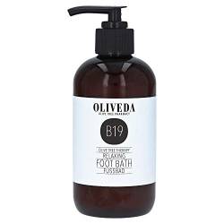 Oliveda B19 - Fußbad Relaxing | Badezusatz | Kampfer, Menthol, Rosmarin, Thymian, Eukalyptus, Kamille & Salbei - entspannend und durchblutend - 200 ml von Oliveda