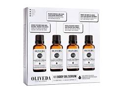 Oliveda Body Oil Serum SET 4x30ml Körperöl von Oliveda