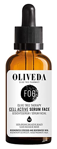 Oliveda F06 Gesichtsserum - Cell Active | natürliches Anti-Aging Lift Serum + Anti-Falten + feuchtigkeitspendend mit organischen Inhaltsstoffen - 50 ml von Oliveda