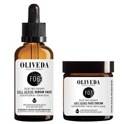 Oliveda F07 Anti Aging Cream 50ml+ F06 Cell Active Serum Face 30ml von Oliveda