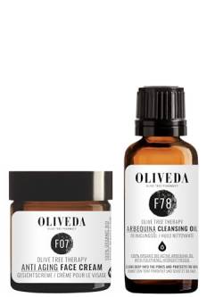 Oliveda F07 Anti-Aging Creme 50ml + F78 Arbequina Cleansing Oil 30ml von Oliveda