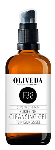 Oliveda F38 - Reinigungsgel - Purifying | Waschgel mit Hydroxytyrosol + Vitamin E für saubere & reine Haut + porentiefe Reinigung - 100 ml von Oliveda