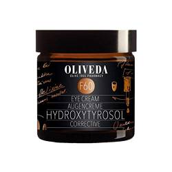 Oliveda F60 - Augencreme Hydroxytyrosol Corrective | Anti-Aging mit Hyaluron, Parakresse & Vitamin E | gegen Augenfältchen, dunkle Augenringe & Schwellungen - 30 ml - VEGAN von Oliveda