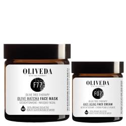 Oliveda F77 Olive Matcha Face Mask 60ml + F07 Anti Aging Creme 50ml von Oliveda