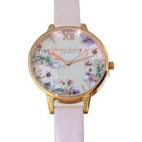 OLIVIA BURTON Quarzuhr OB16PP53 Watercolour Florals Demi Dial Watch With Nude Mother-Of-Pearl von Olivia Burton