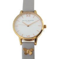 OLIVIA BURTON Quarzuhr Olivia Burton Embellished Strap Grey Lilac & Rose Gold OB16MDW39 von Olivia Burton