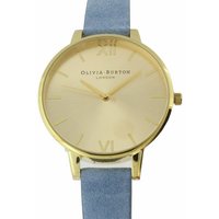 OLIVIA BURTON Quarzuhr Olivia Burton Uhr OB16BD111 Blue (Chalk Blue) Suede von Olivia Burton