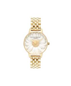 Olivia Burton Analog Quarzuhr für Damen mit Gelbgoldfarbenes Edelstahlarmband - OB16FS100 von Olivia Burton