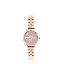 Olivia Burton Analog Quarzuhr für Damen mit Roségoldfarbenes Edelstahlarmband - OB16MC53 von Olivia Burton