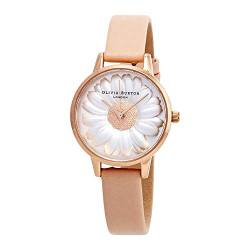 Olivia Burton Damen Analog Quarz Uhr mit Leder Armband OB16FS87 von Olivia Burton