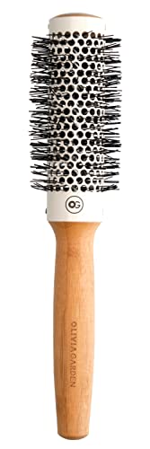 Olivia Garden, HaarRundbürste Healthy Hair Bambus Thermal HH33 33 50 mm, Schwarz von Olivia Garden