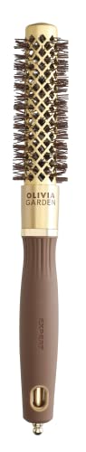 Olivia Garden - Expert Blowout Shine Gold & Brown Hairbrush - 20 von Olivia Garden