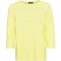 olsen Pullover, Rundhals-Ausschnitt, 3/4-Ärmel, für Damen, gelb, 44 von Olsen