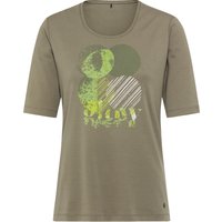 olsen T-Shirt, Emblem, Print, für Damen, grün, 36 von Olsen