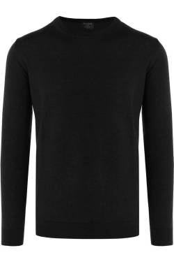 OLYMP Casual Modern Fit Pullover schwarz, 0 von Olymp