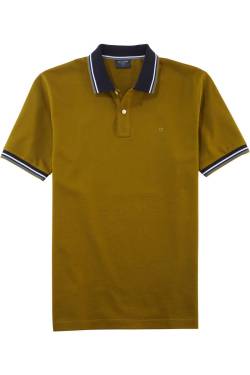 OLYMP Casual Regular Fit Poloshirt Kurzarm khaki von Olymp