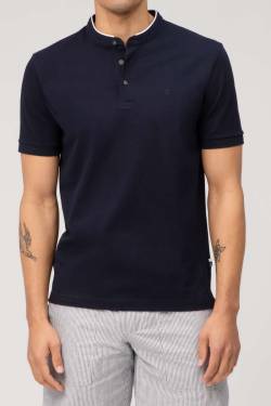 OLYMP Casual Regular Fit Poloshirt Kurzarm marine von Olymp