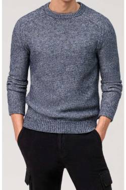 OLYMP Casual Regular Fit Pullover navy, Einfarbig von Olymp