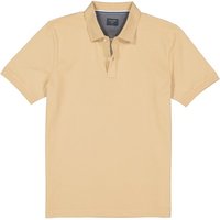 OLYMP Herren Polo-Shirt beige Baumwoll-Piqué von Olymp