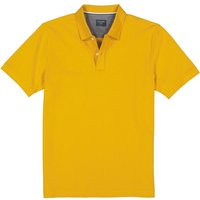 OLYMP Herren Polo-Shirt gelb Baumwoll-Piqué von Olymp
