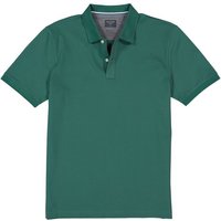 OLYMP Herren Polo-Shirt grün Baumwoll-Piqué von Olymp