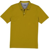 OLYMP Herren Polo-Shirt grün Baumwoll-Piqué von Olymp