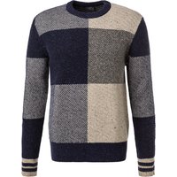 OLYMP Herren Pullover blau Raute und Karo von Olymp