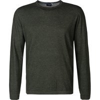 OLYMP Herren Pullover grün unifarben von Olymp