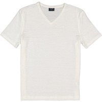 OLYMP Herren T-Shirt weiß Leinen von Olymp