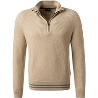 OLYMP Herren Troyer beige Baumwolle unifarben von Olymp