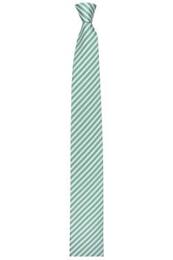 OLYMP Krawatte Krawatte hellgrün, Gestreift von Olymp