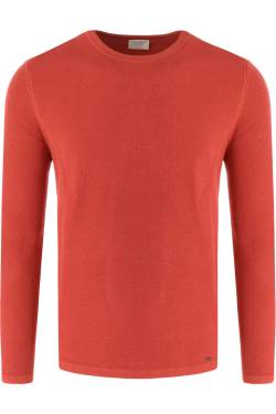 OLYMP Level Five Body Fit Pullover rot-orange, 0 von Olymp