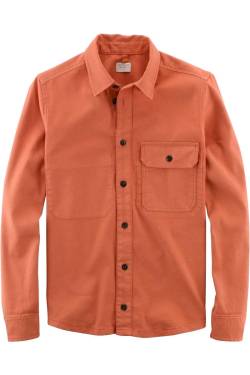 OLYMP Level Five Casual Body Fit Hemdjacke orange, Einfarbig von Olymp