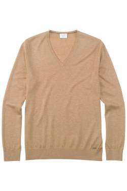 OLYMP Level Five Pullover camel, Einfarbig von Olymp