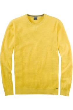 OLYMP Modern Fit Pullover zitrone, Einfarbig von Olymp