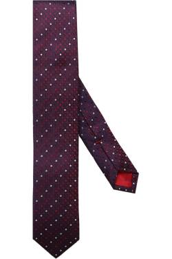 OLYMP Slim Krawatte blau/rot, Gepunktet von Olymp