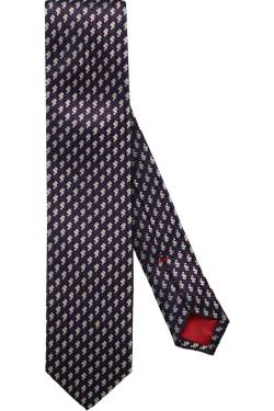 OLYMP Slim Krawatte blau/rot/weiss, Gemustert von Olymp