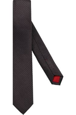 OLYMP Super Slim Krawatte anthrazit, Gemustert von Olymp