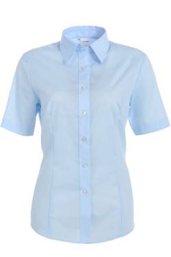 OLYMP Tendenz Regular Fit Bluse Kurzarm bleu von Olymp