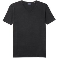 OLYMP V-Shirt Casual aus Leinenmischung von Olymp