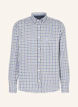 Olymp Flanellhemd Regular Fit blau von Olymp