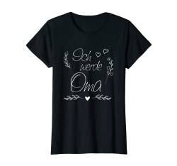 Damen Ich werde Oma 2022 Loading Schwangerschaft Ankündigung T-Shirt von Oma Opa Baby Neugeborenen Überraschungsgeschenke