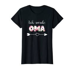 Damen Ich werde Oma 2022 Loading Schwangerschaft Verkündung T-Shirt von Oma Opa Baby Neugeborenen Überraschungsgeschenke