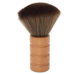 Rasierpinsel für Männer, Holzgriff, Glatt, Weniger Reizung, Haarentfernung, Flexibler Friseur-Rasierpinsel für Zuhause von Omabeta