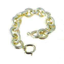 Armband aus 18 Karat Gelbgold Diamantkette für Damen, Gelbgold, ohne Steine von OmniaOro