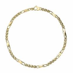 Herren-Armband aus 18 Karat Gelbgold mit flacher Kette, Gelbgold, Nicht zutreffend. von OmniaOro