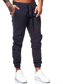 OneRedox Herren Chino Pants Jeans Joggchino Hose Jeanshose Skinny Fit Modell 1033 Antrazit 32 von OneRedox