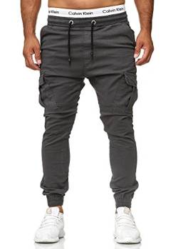 OneRedox Herren Jogg Chinos Stoffhose Chinohose Sport Modell 3292 Antra 36 von OneRedox